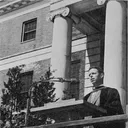 Portrait of Alan Watts, philosopher who bridged Eastern and Western thought